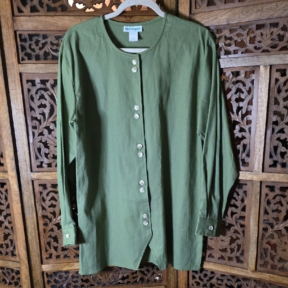 Willow Ridge Olive Green Garment Tunic